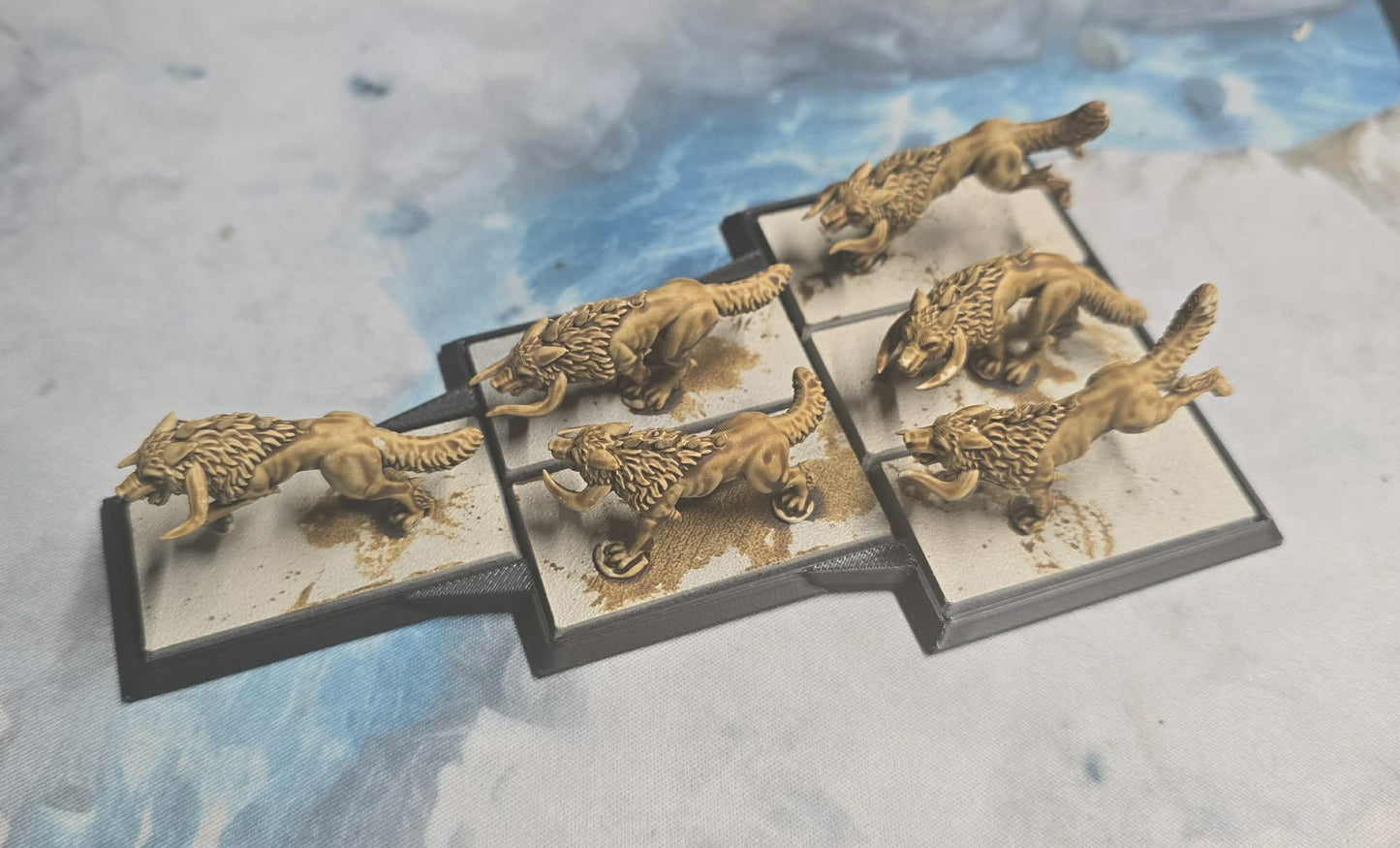 25x50mm Square Lance Formation Trays for Rank & File