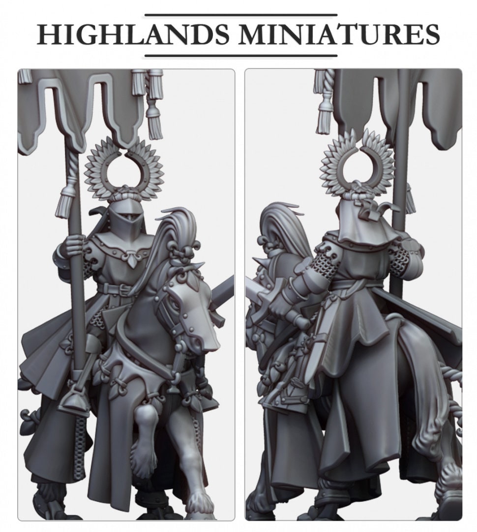Gallia Battle Standard Bearers - Highlands Miniatures