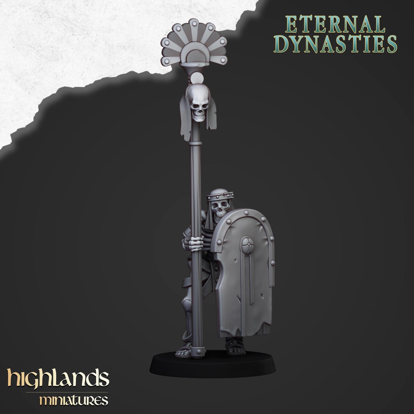 Ancient Skeletons with Hand Weapons - Highlands Miniatures
