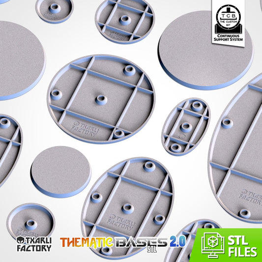 120x92mm Oval bases