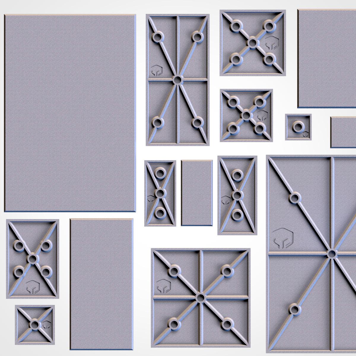 Blank Square Bases - Txarli Factory
