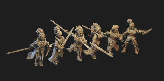 Modular Vampire Handmaidens - Ilhadiel Miniatures