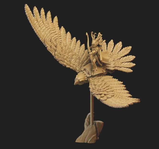 Noble on Greathawk - Ilhadiel Miniatures