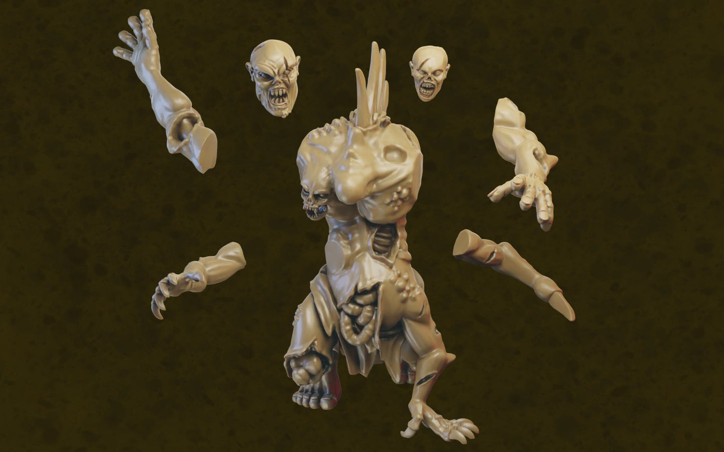 Undead Flesh Hulk - Ilhadiel Miniatures