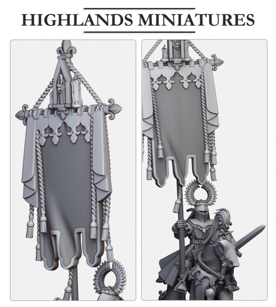 Gallia Battle Standard Bearers - Highlands Miniatures
