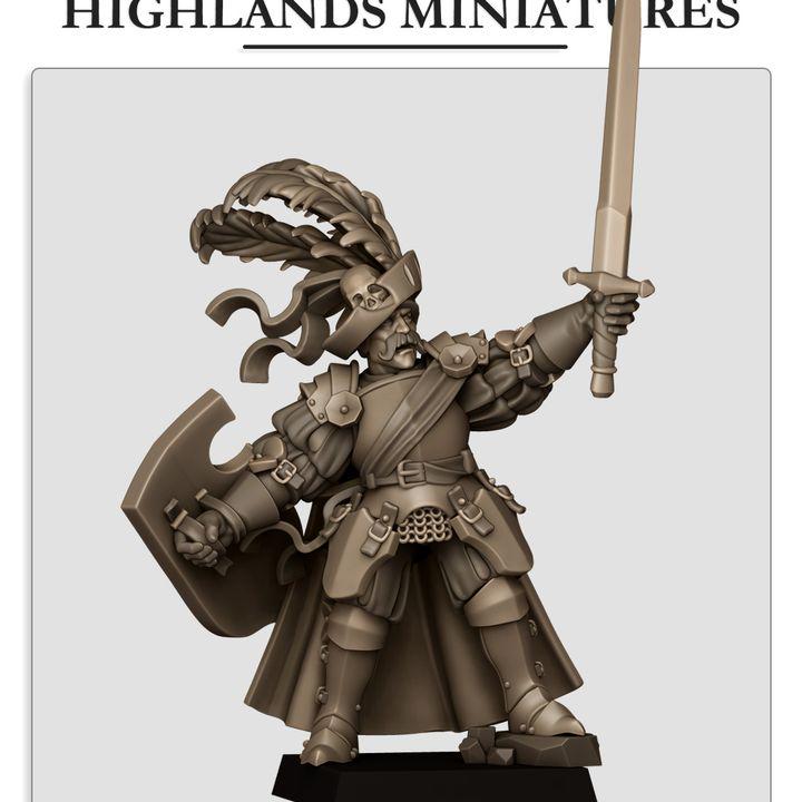 Sunland General on Foot - Highlands Miniatures