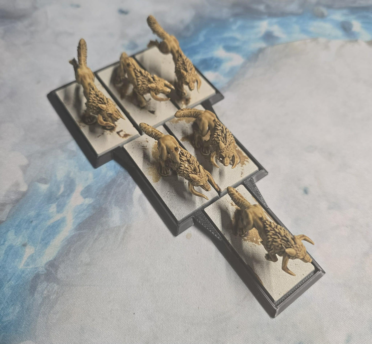 25x50mm Square Lance Formation Trays for Rank & File