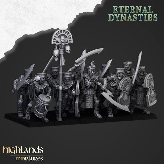 Ancient Guard with Swords - Highlands Miniatures