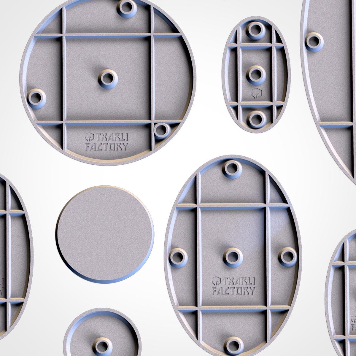 50mm Round bases