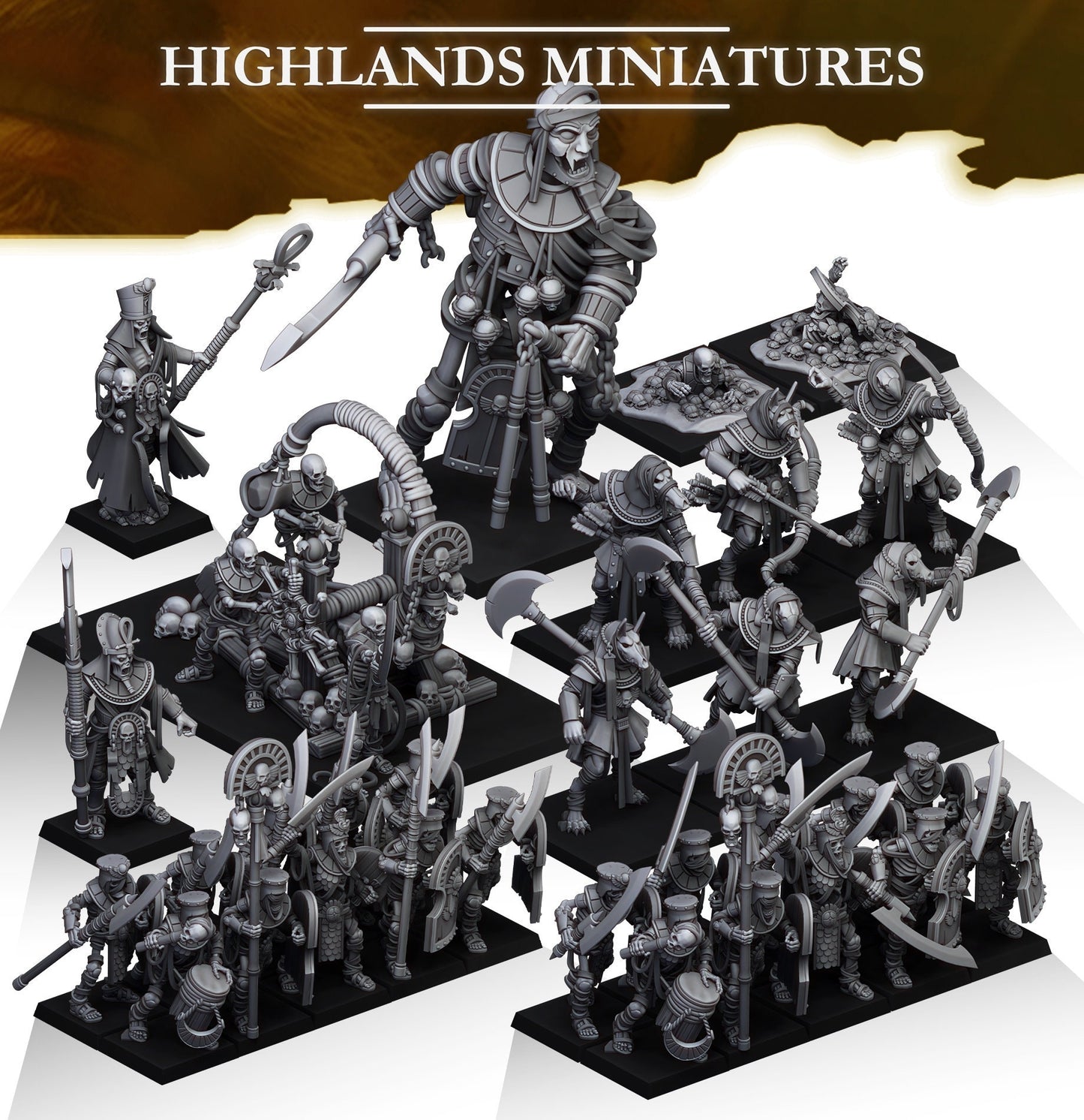 Ancient Skeletons July Bundle - Highlands Miniatures