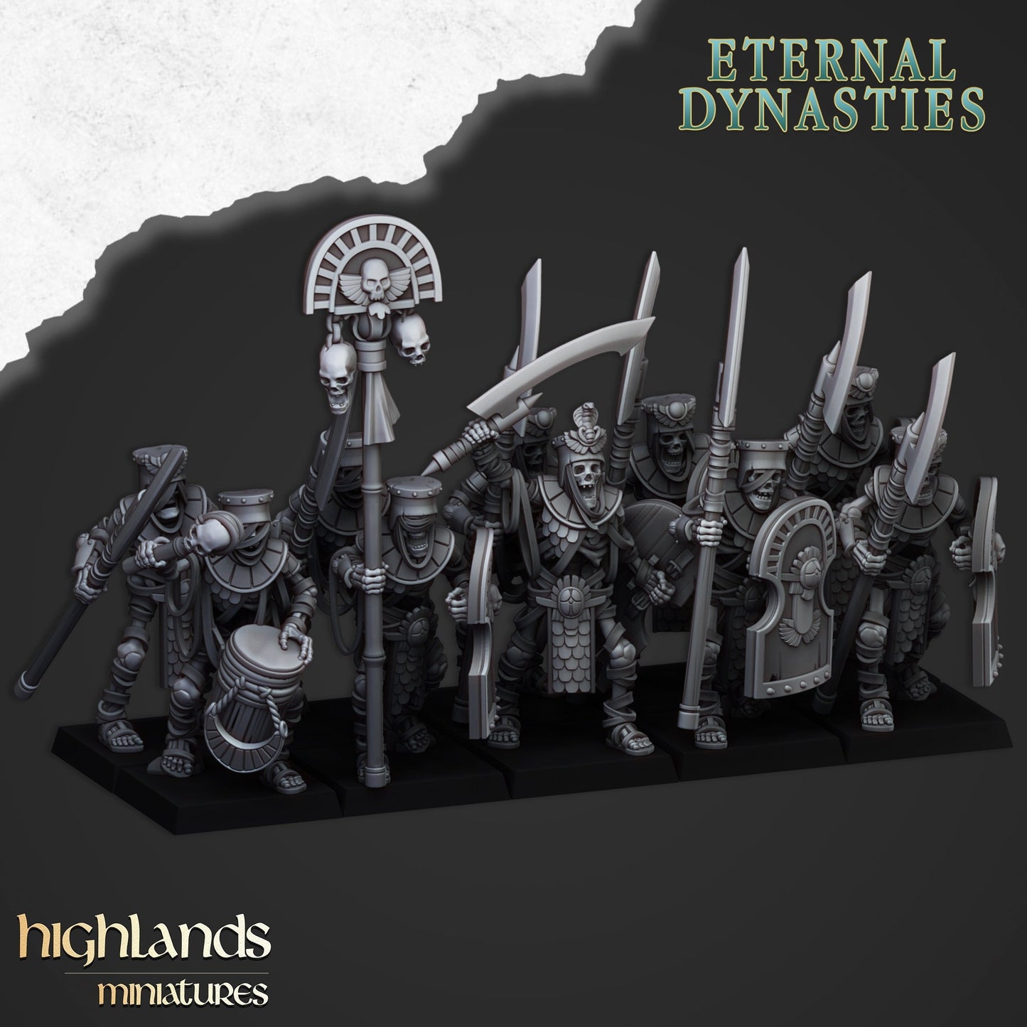 Ancient Guard with Halberds - Highlands Miniatures