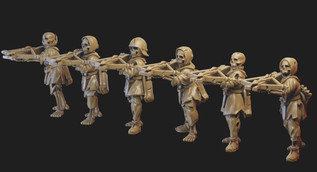 Modular Skeleton Archers/Crossbowman - Ilhadiel Miniatures
