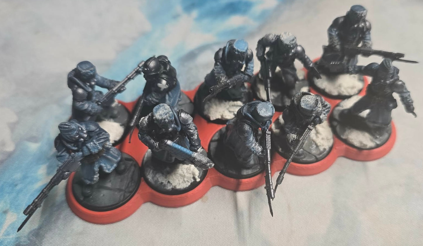 10-Man 25mm Round Deployment Trays